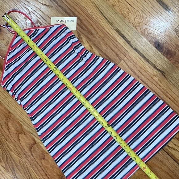 NEW Women's Stretchy Fitted Rewind  Bodycon X back open Mini Dress Red Navy XL - Picture 12 of 13